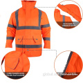 Hi Vis Jacket Custom Logo High Visibility Winter Safety Jacket Manufactory